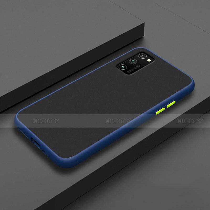 Custodia Silicone e Plastica Opaca Cover R02 per Huawei Honor V30 5G Blu