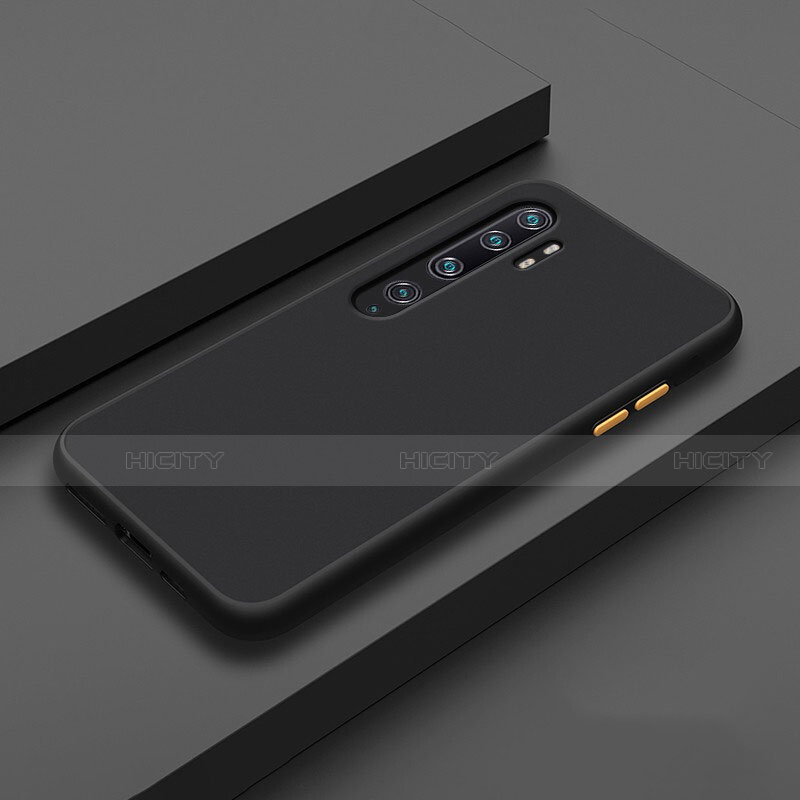 Custodia Silicone e Plastica Opaca Cover R02 per Xiaomi Mi Note 10 Pro Nero