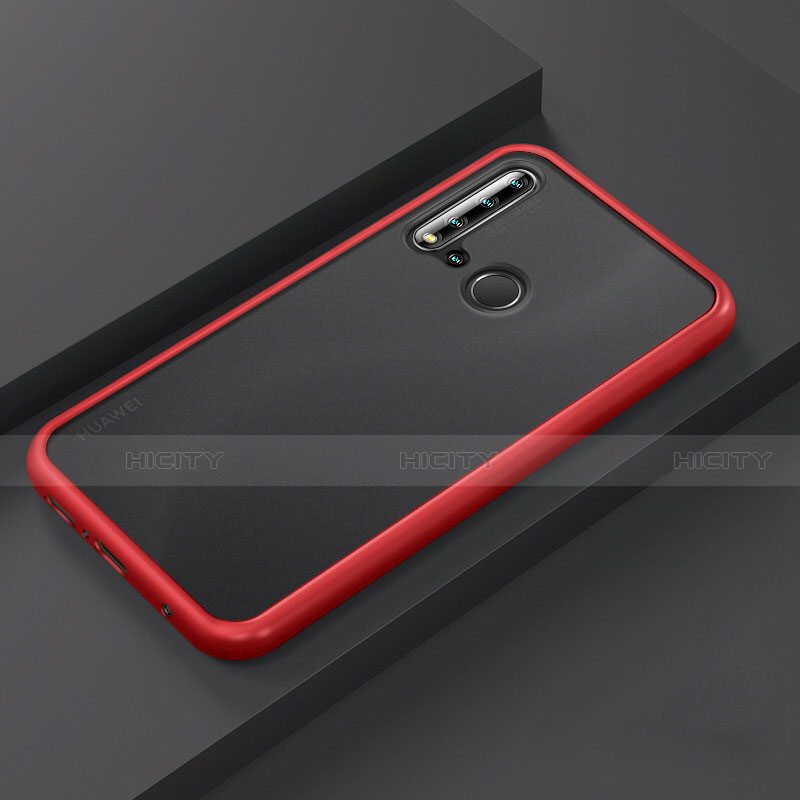 Custodia Silicone e Plastica Opaca Cover R03 per Huawei Nova 5i Rosso