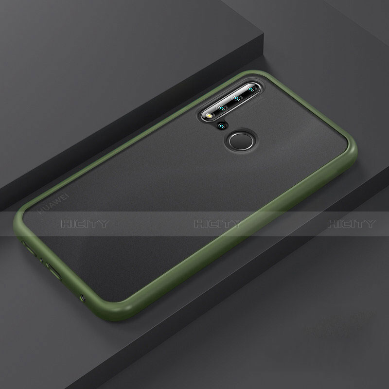 Custodia Silicone e Plastica Opaca Cover R03 per Huawei Nova 5i Verde