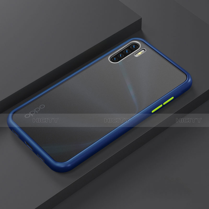Custodia Silicone e Plastica Opaca Cover R03 per Oppo Find X2 Lite Blu
