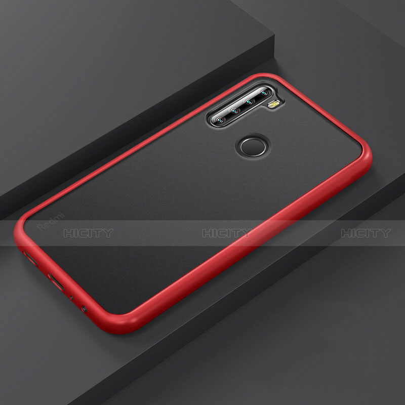 Custodia Silicone e Plastica Opaca Cover R03 per Xiaomi Redmi Note 8 Rosso