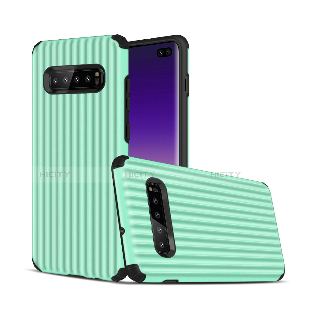 Custodia Silicone e Plastica Opaca Cover U01 per Samsung Galaxy S10 Plus