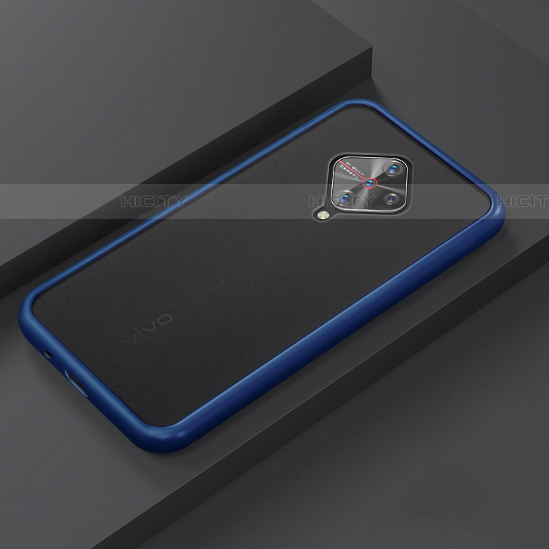 Custodia Silicone e Plastica Opaca Cover U01 per Vivo S1 Pro Blu