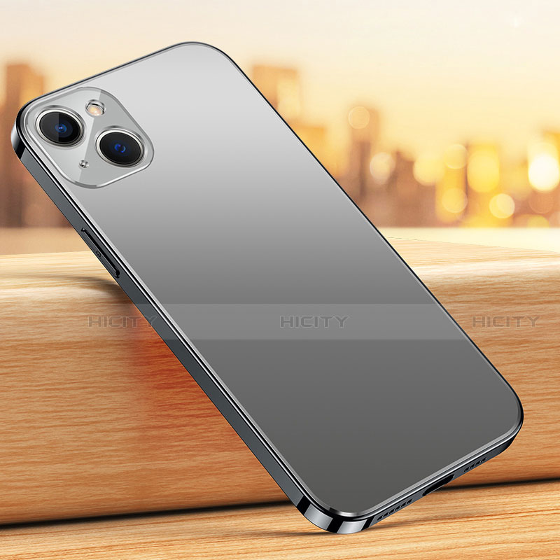 Custodia Silicone e Plastica Opaca Cover U02 per Apple iPhone 13 Mini Nero