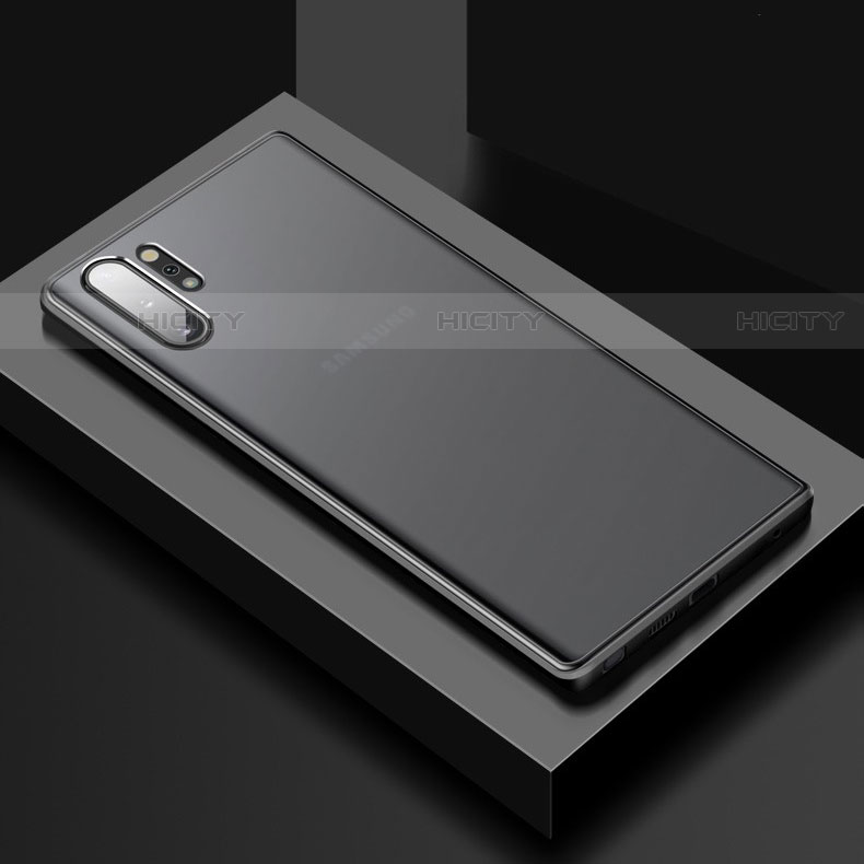 Custodia Silicone e Plastica Opaca Cover U02 per Samsung Galaxy Note 10 Plus Nero