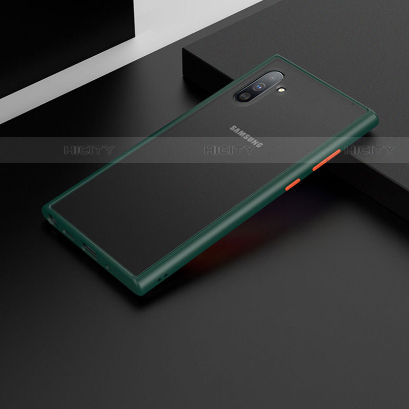 Custodia Silicone e Plastica Opaca Cover U04 per Samsung Galaxy Note 10 Verde