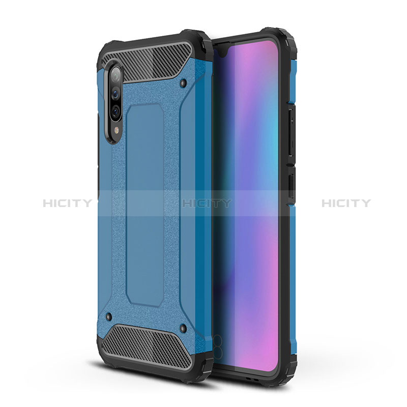 Custodia Silicone e Plastica Opaca Cover WL1 per Samsung Galaxy A90 5G Blu