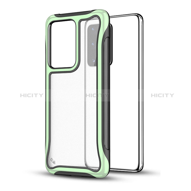 Custodia Silicone e Plastica Opaca Cover YF1 per Samsung Galaxy S20 Plus Verde