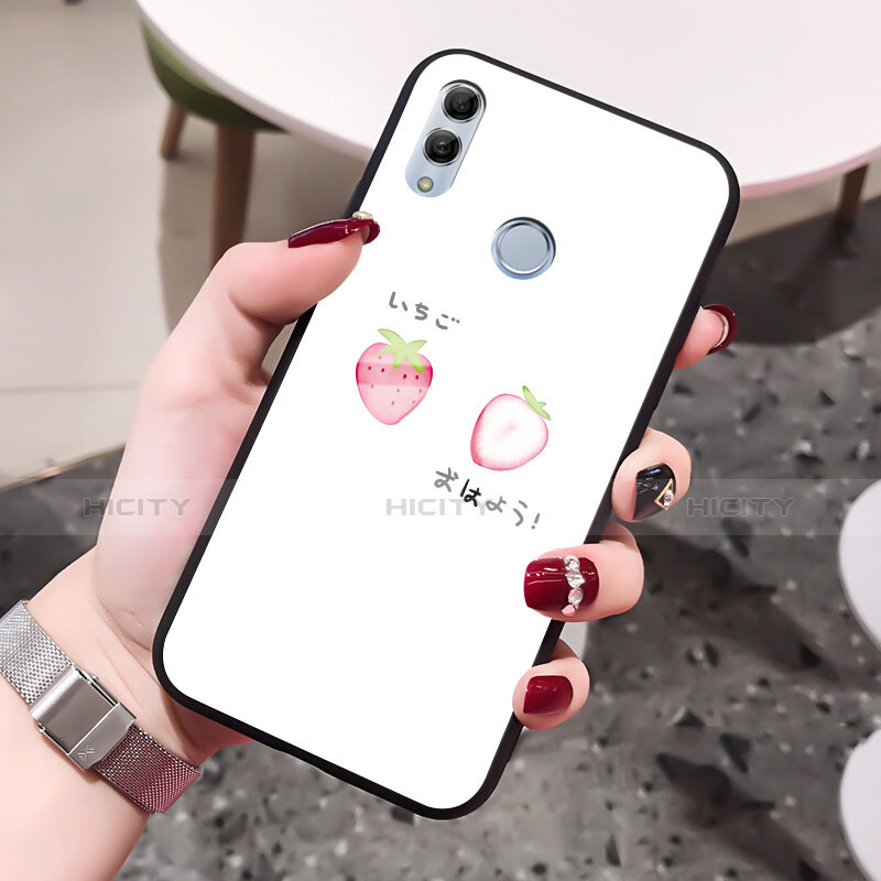 Custodia Silicone Gel Laterale Amore Cuore Specchio Cover per Huawei Honor 10 Lite