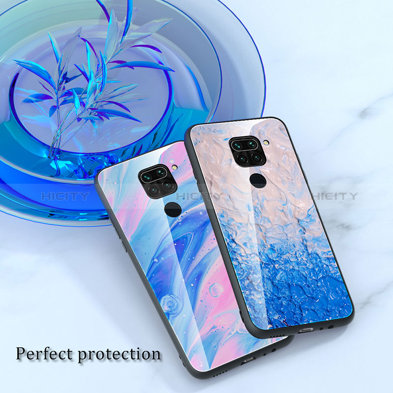 Custodia Silicone Gel Laterale Fantasia Modello Specchio Cover JM1 per Xiaomi Redmi Note 9