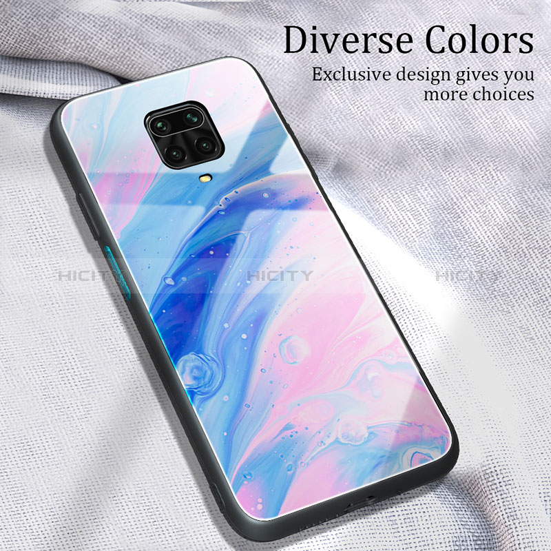 Custodia Silicone Gel Laterale Fantasia Modello Specchio Cover JM1 per Xiaomi Redmi Note 9 Pro