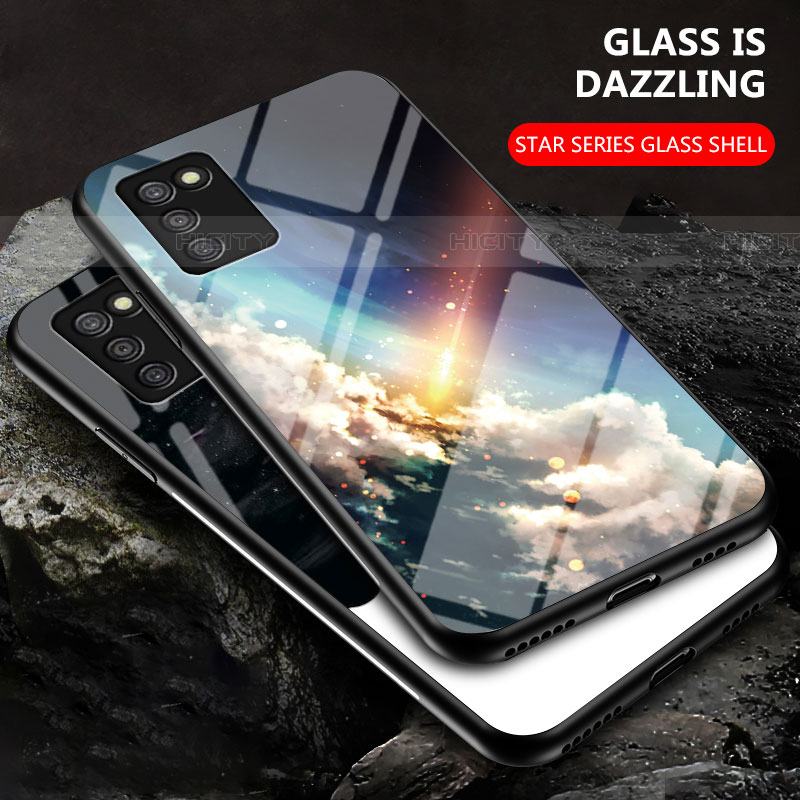 Custodia Silicone Gel Laterale Fantasia Modello Specchio Cover LS1 per Samsung Galaxy A03s