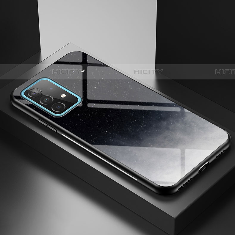Custodia Silicone Gel Laterale Fantasia Modello Specchio Cover LS1 per Samsung Galaxy A52 5G