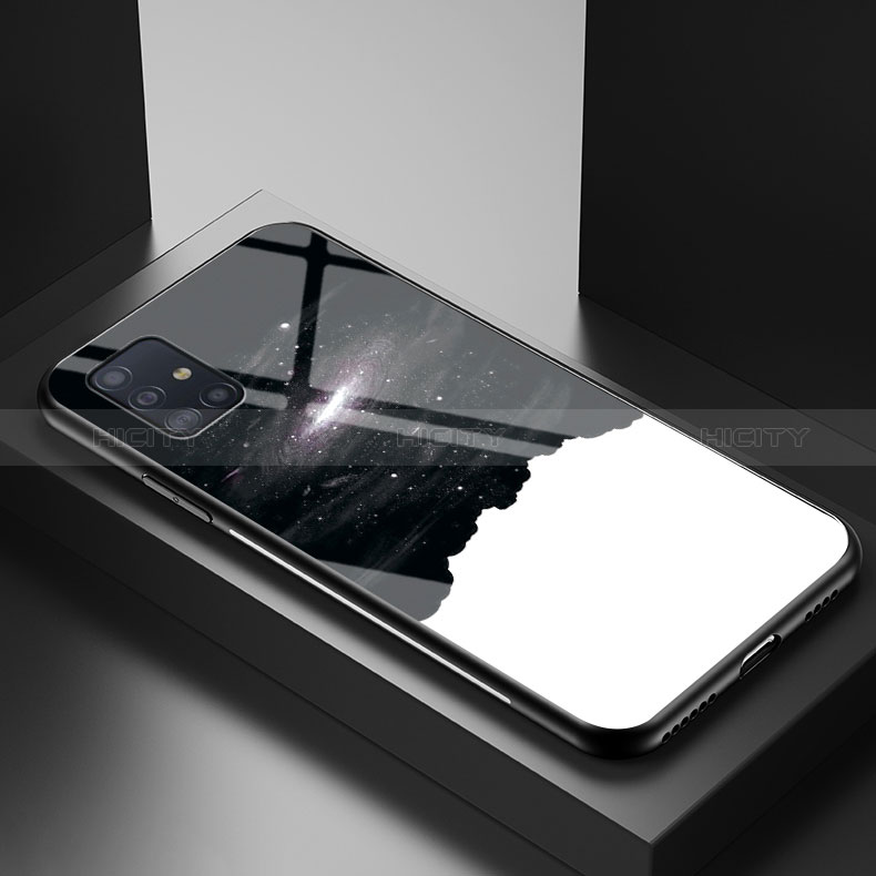 Custodia Silicone Gel Laterale Fantasia Modello Specchio Cover LS1 per Samsung Galaxy A71 4G A715