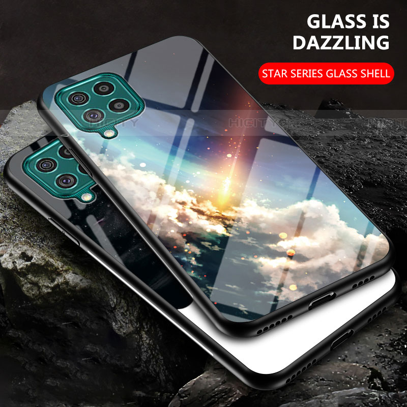 Custodia Silicone Gel Laterale Fantasia Modello Specchio Cover LS1 per Samsung Galaxy F62 5G