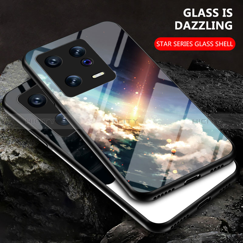 Custodia Silicone Gel Laterale Fantasia Modello Specchio Cover LS1 per Xiaomi Mi 13 5G