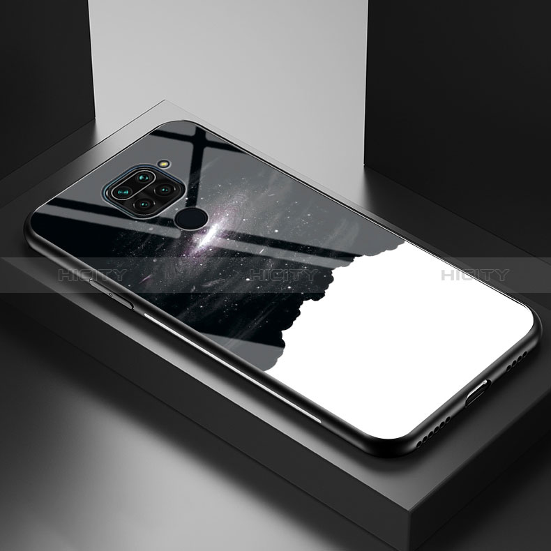 Custodia Silicone Gel Laterale Fantasia Modello Specchio Cover LS1 per Xiaomi Redmi 10X 4G Nero