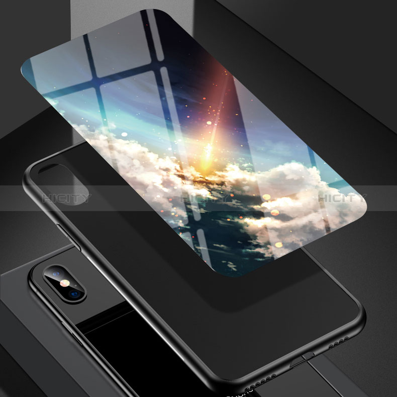 Custodia Silicone Gel Laterale Fantasia Modello Specchio Cover LS1 per Xiaomi Redmi 9C NFC