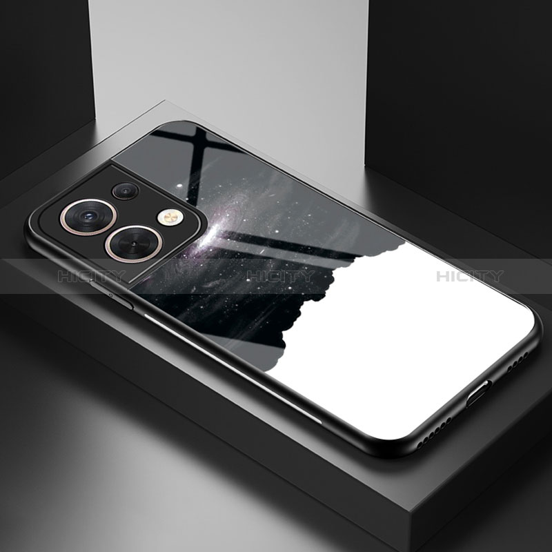 Custodia Silicone Gel Laterale Fantasia Modello Specchio Cover LS1 per Xiaomi Redmi Note 13 5G