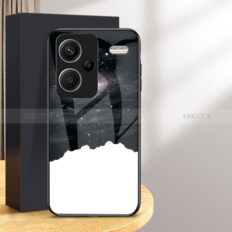 Custodia Silicone Gel Laterale Fantasia Modello Specchio Cover LS1 per Xiaomi Redmi Note 13 Pro+ Plus 5G