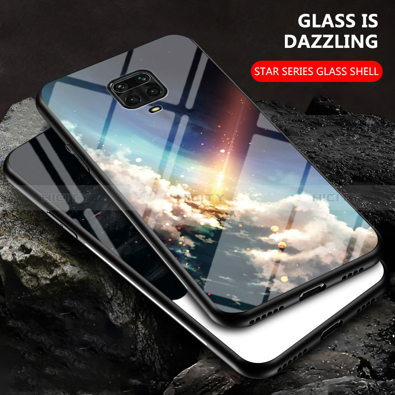 Custodia Silicone Gel Laterale Fantasia Modello Specchio Cover LS1 per Xiaomi Redmi Note 9 Pro