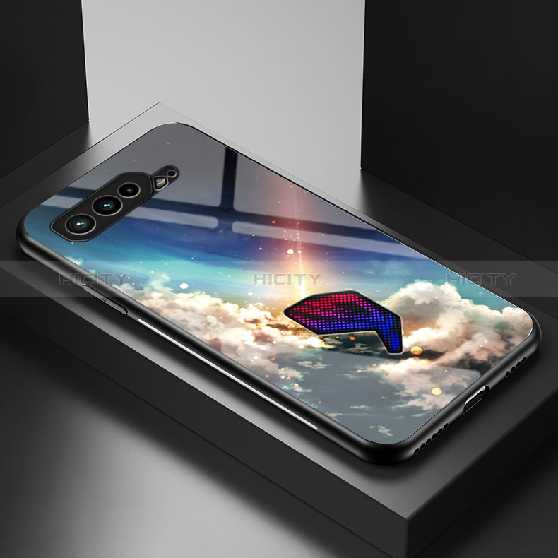 Custodia Silicone Gel Laterale Fantasia Modello Specchio Cover LS2 per Asus ROG Phone 5 Ultimate