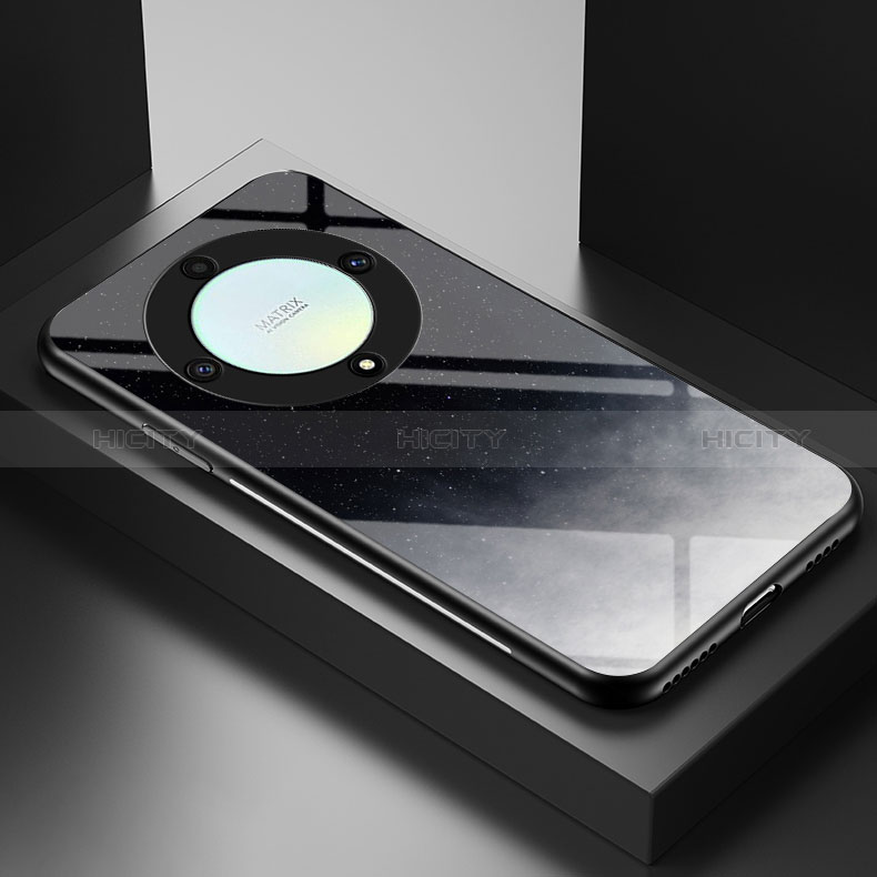 Custodia Silicone Gel Laterale Fantasia Modello Specchio Cover LS2 per Huawei Honor Magic5 Lite 5G
