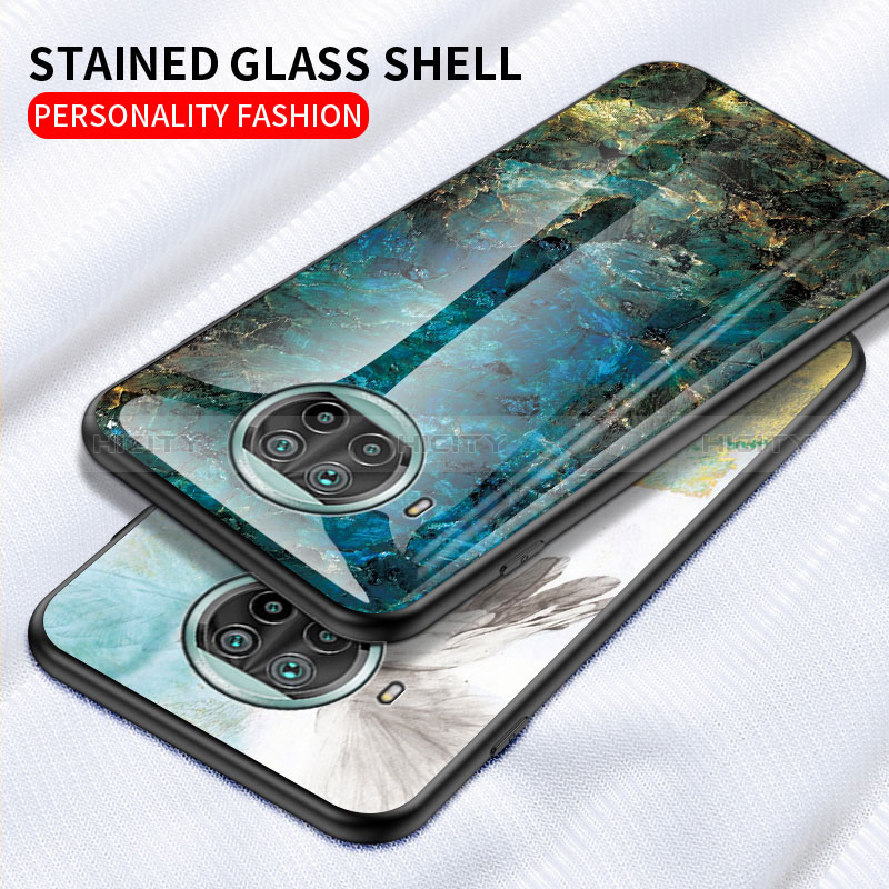 Custodia Silicone Gel Laterale Fantasia Modello Specchio Cover LS2 per Xiaomi Mi 10i 5G