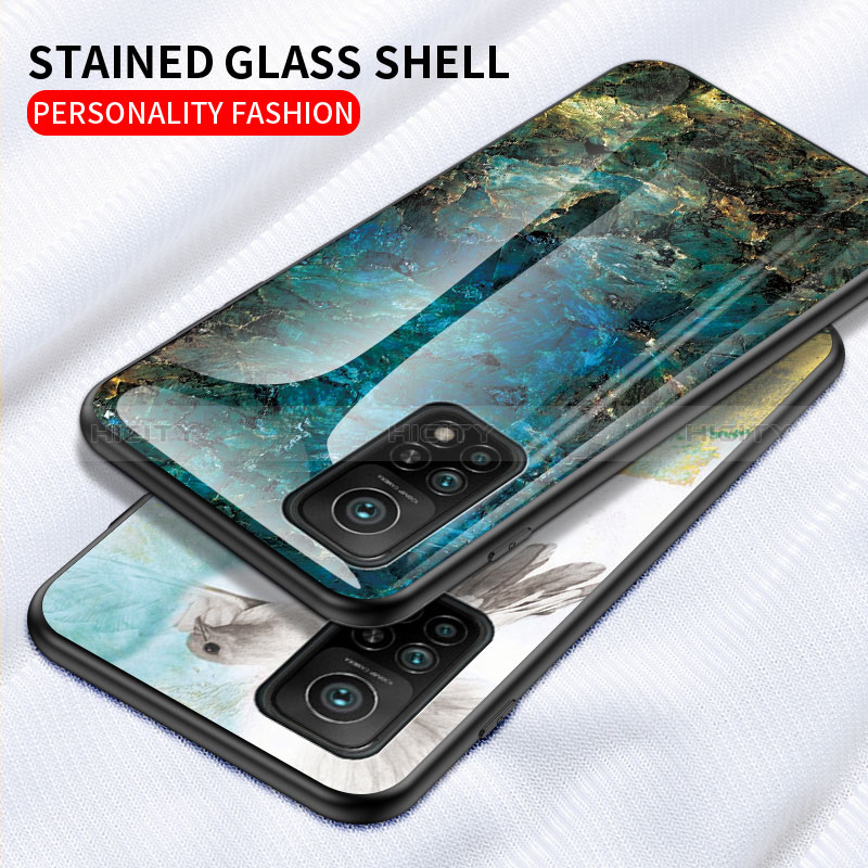 Custodia Silicone Gel Laterale Fantasia Modello Specchio Cover LS2 per Xiaomi Mi 10T Pro 5G