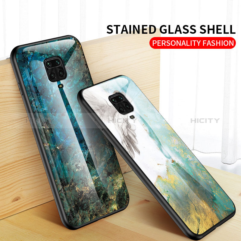 Custodia Silicone Gel Laterale Fantasia Modello Specchio Cover LS2 per Xiaomi Redmi Note 9 Pro