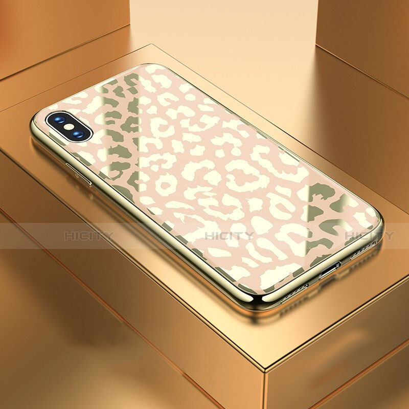 Custodia Silicone Gel Laterale Fantasia Modello Specchio Cover per Apple iPhone X