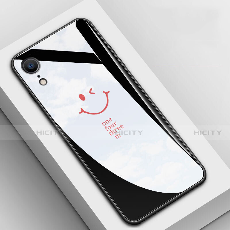 Custodia Silicone Gel Laterale Fantasia Modello Specchio Cover per Apple iPhone XR