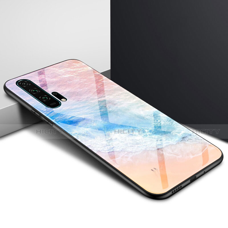 Custodia Silicone Gel Laterale Fantasia Modello Specchio Cover per Huawei Honor 20 Pro Colorato