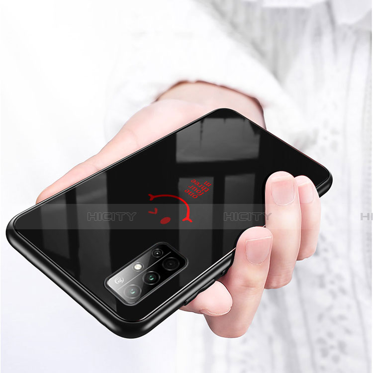 Custodia Silicone Gel Laterale Fantasia Modello Specchio Cover per Huawei Honor 30S