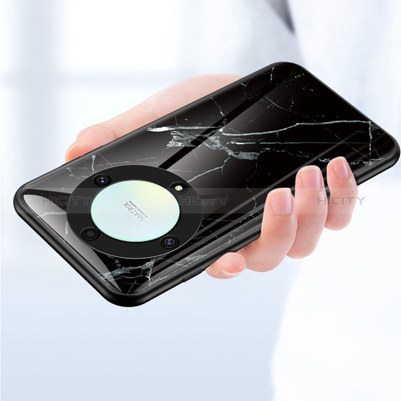 Custodia Silicone Gel Laterale Fantasia Modello Specchio Cover per Huawei Honor Magic5 Lite 5G