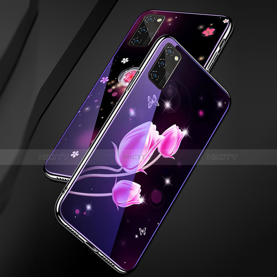 Custodia Silicone Gel Laterale Fantasia Modello Specchio Cover per Huawei Honor V30 Pro 5G