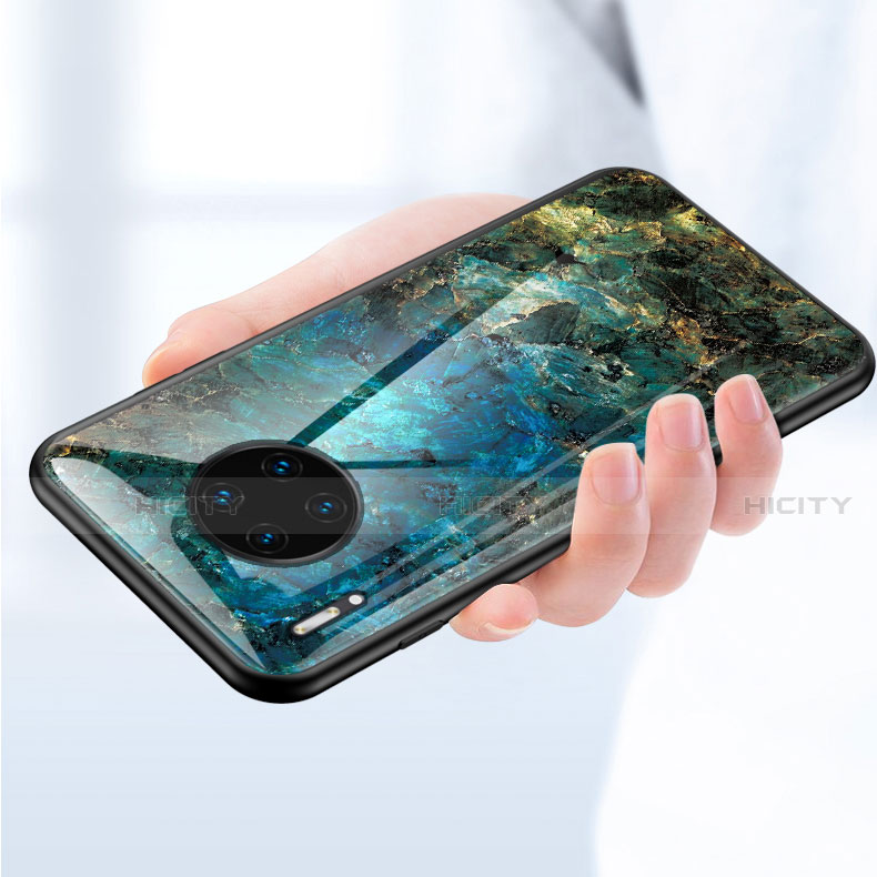 Custodia Silicone Gel Laterale Fantasia Modello Specchio Cover per Huawei Mate 30 Pro 5G