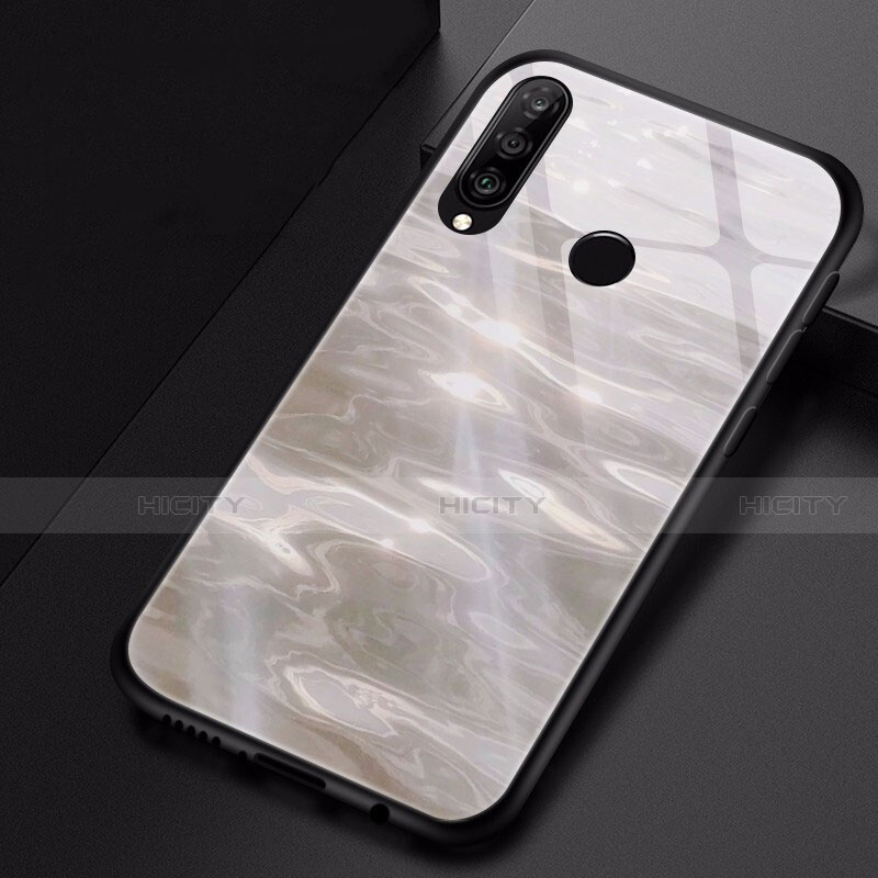 Custodia Silicone Gel Laterale Fantasia Modello Specchio Cover per Huawei Nova 4e