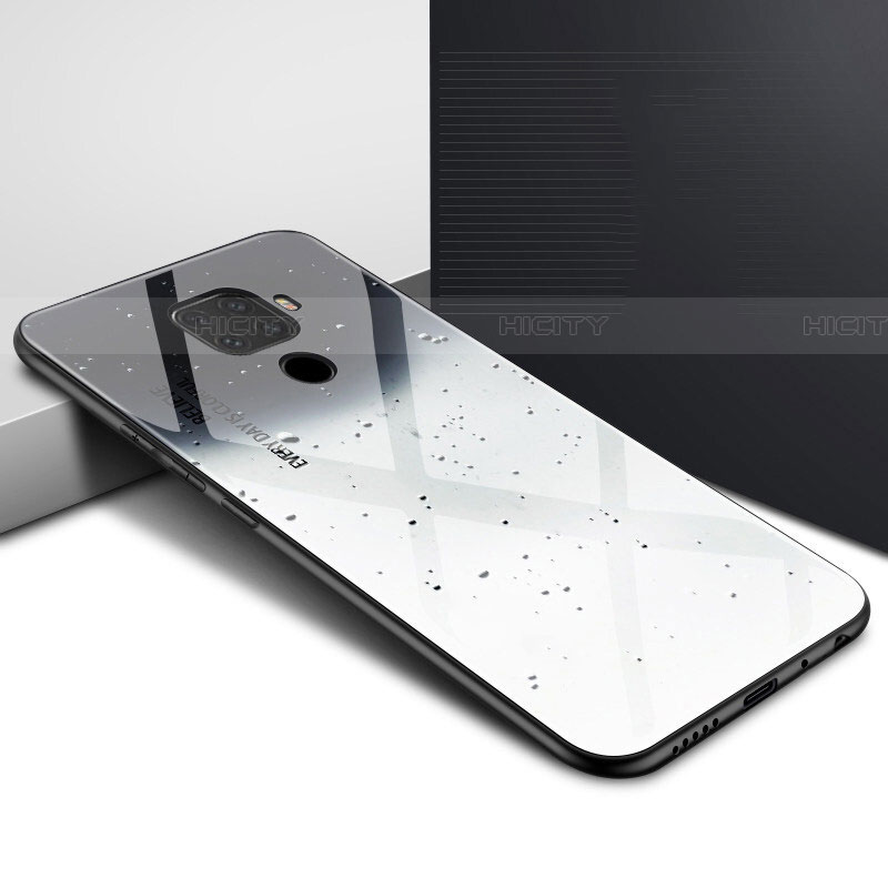 Custodia Silicone Gel Laterale Fantasia Modello Specchio Cover per Huawei Nova 5i Pro