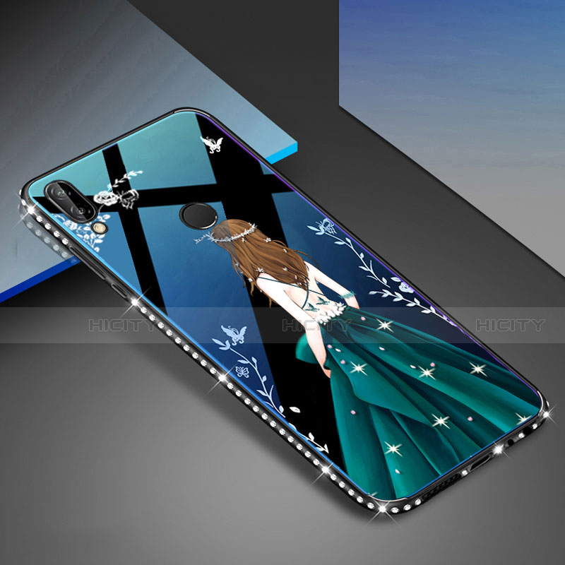 Custodia Silicone Gel Laterale Fantasia Modello Specchio Cover per Huawei P20 Lite Multicolore