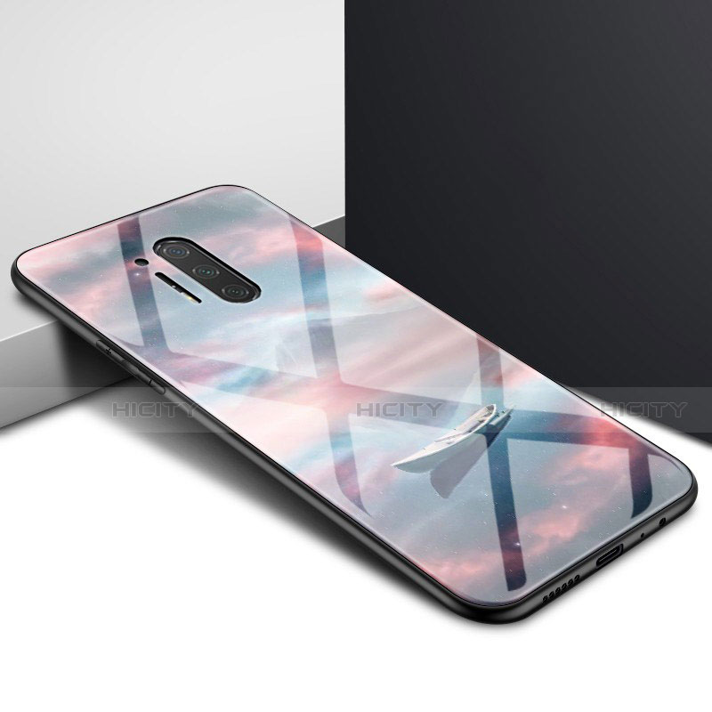 Custodia Silicone Gel Laterale Fantasia Modello Specchio Cover per OnePlus 8 Pro