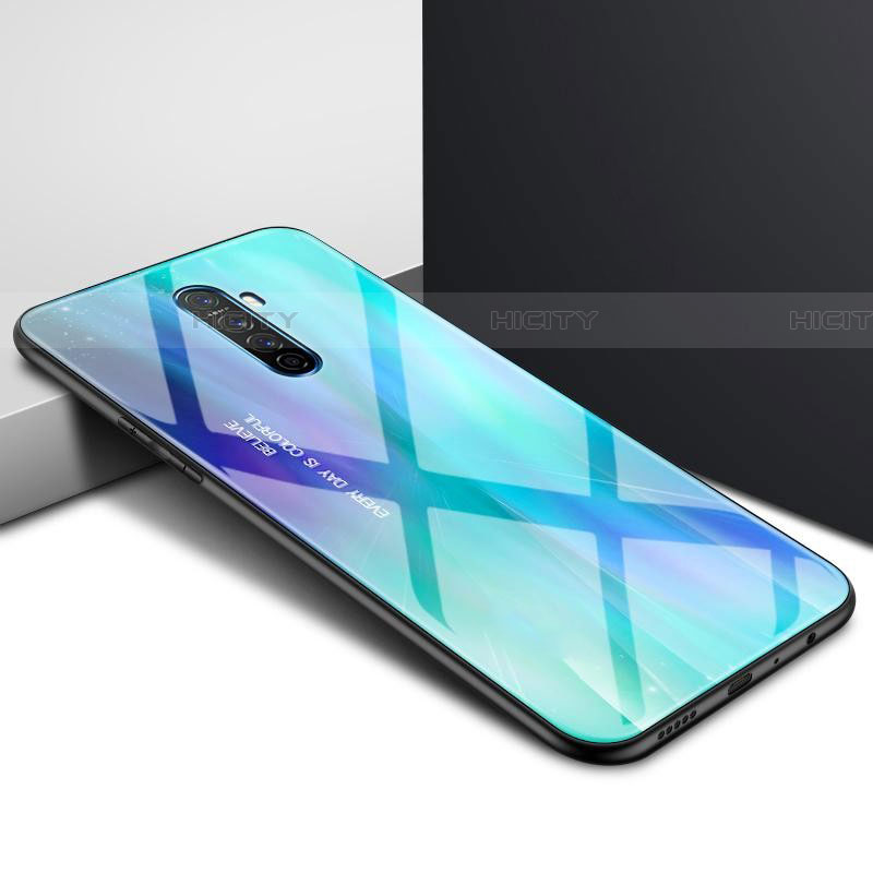 Custodia Silicone Gel Laterale Fantasia Modello Specchio Cover per Oppo Reno Ace