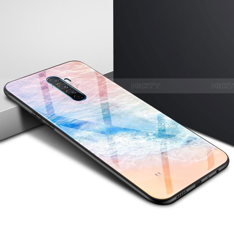 Custodia Silicone Gel Laterale Fantasia Modello Specchio Cover per Oppo Reno Ace