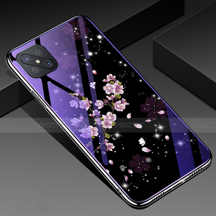 Custodia Silicone Gel Laterale Fantasia Modello Specchio Cover per Oppo Reno4 Z 5G