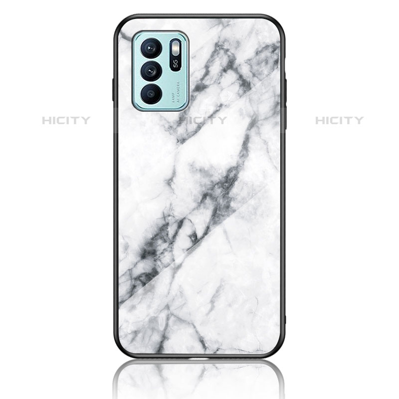 Custodia Silicone Gel Laterale Fantasia Modello Specchio Cover per Oppo Reno6 Z 5G