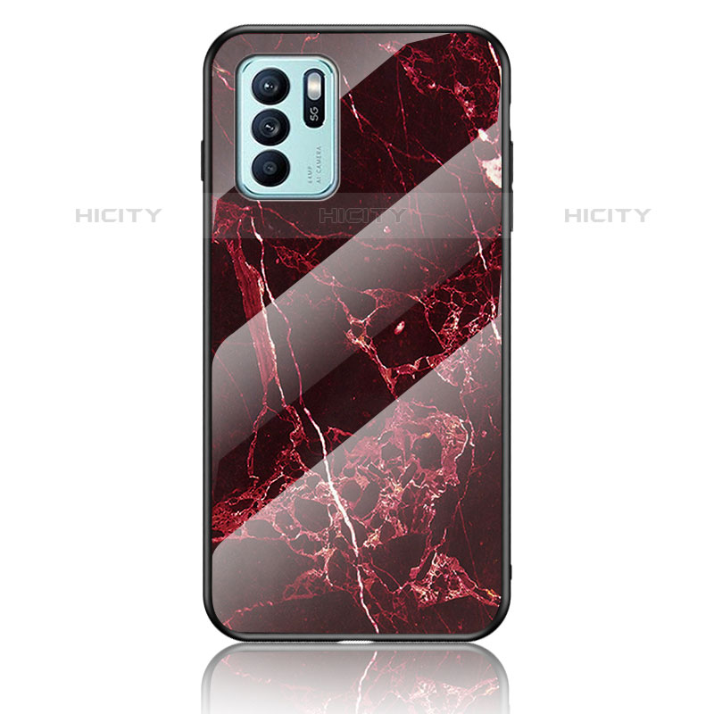 Custodia Silicone Gel Laterale Fantasia Modello Specchio Cover per Oppo Reno6 Z 5G