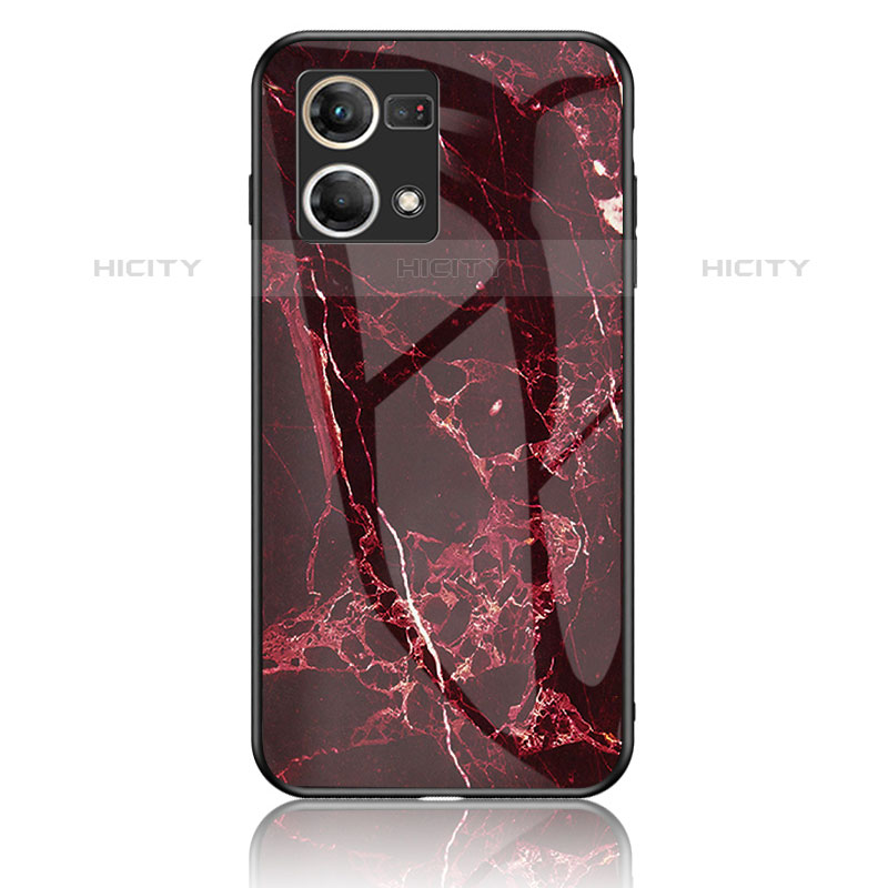 Custodia Silicone Gel Laterale Fantasia Modello Specchio Cover per Oppo Reno7 4G