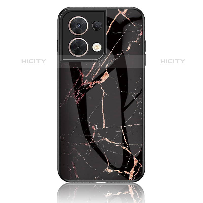 Custodia Silicone Gel Laterale Fantasia Modello Specchio Cover per Oppo Reno8 5G