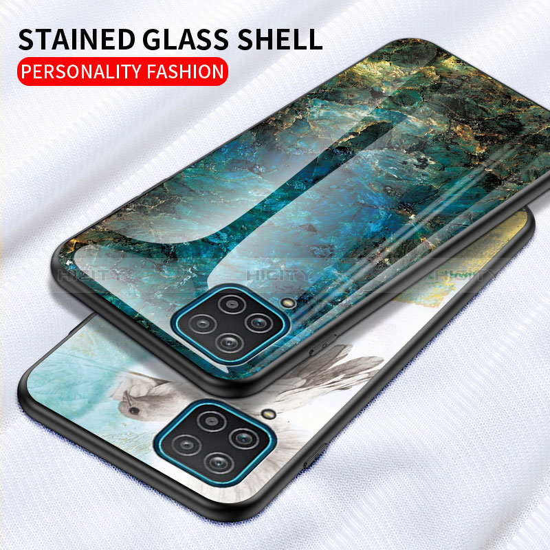 Custodia Silicone Gel Laterale Fantasia Modello Specchio Cover per Samsung Galaxy A12 Nacho